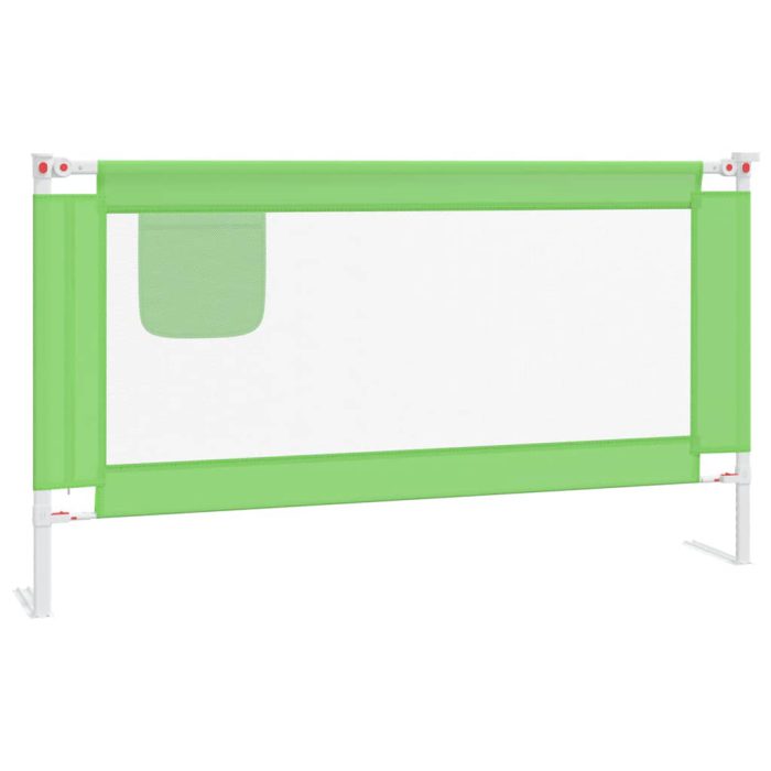 vidaXL Sengehest småbarn grønn 150×25 cm stoff