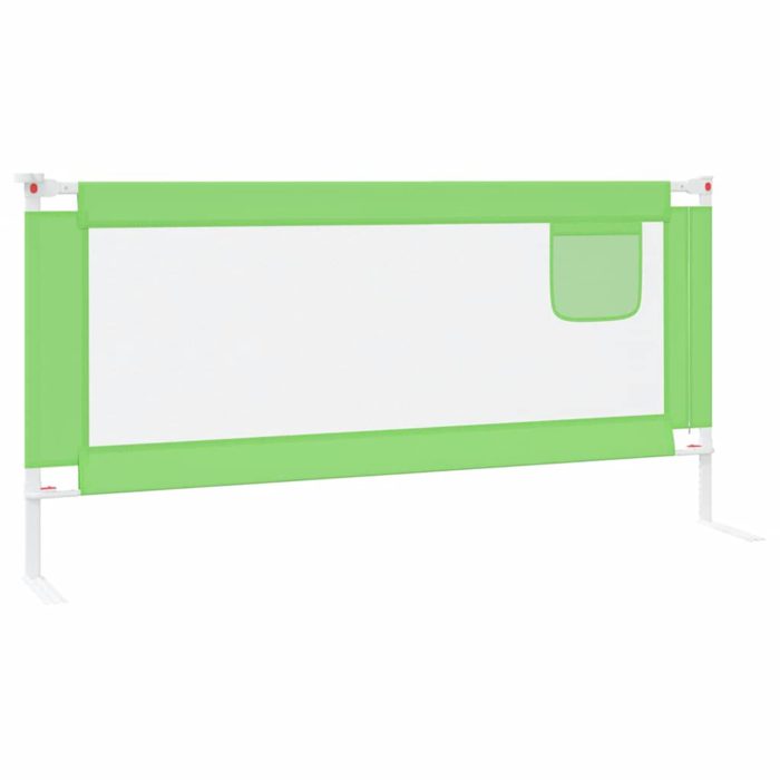 vidaXL Sengehest småbarn grønn 190×25 cm stoff