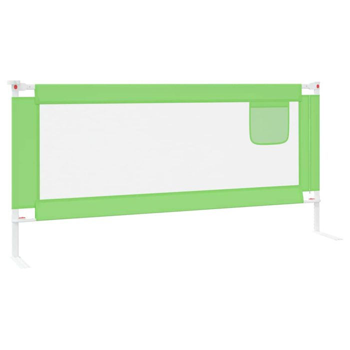 vidaXL Sengehest småbarn grønn 200×25 cm stoff