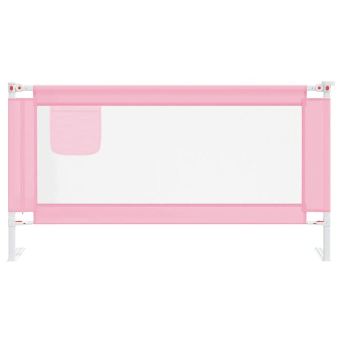 vidaXL Sengehest småbarn rosa 160×25 cm stoff