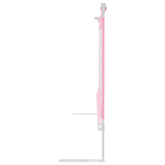 vidaXL Sengehest småbarn rosa 160×25 cm stoff