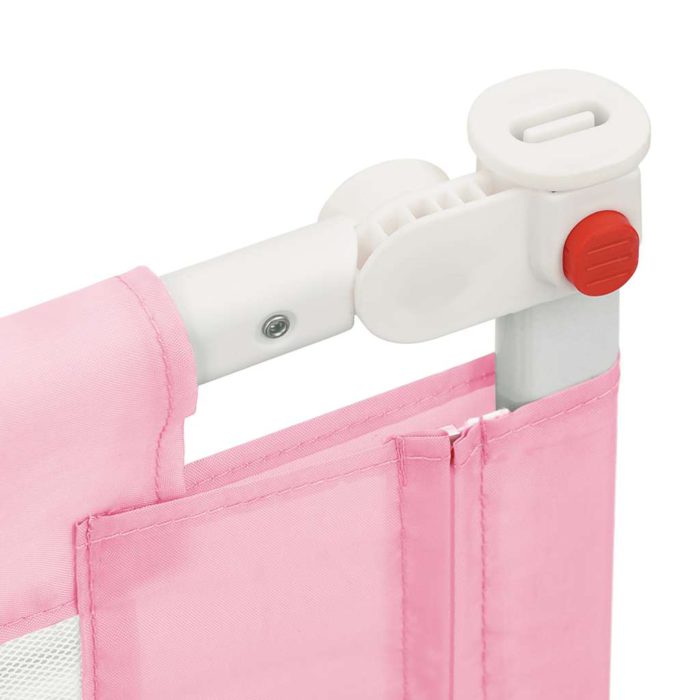 vidaXL Sengehest småbarn rosa 160×25 cm stoff