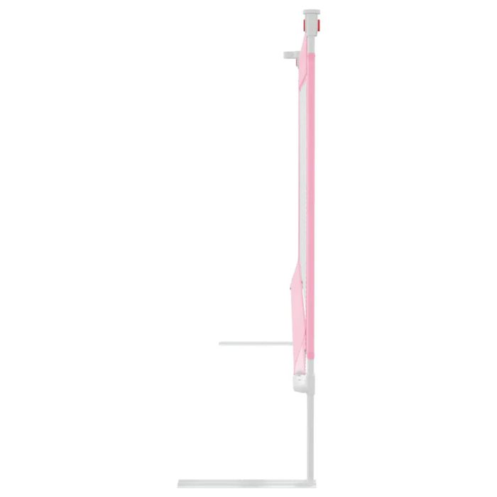 vidaXL Sengehest småbarn rosa 180×25 cm stoff