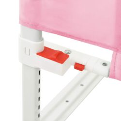 vidaXL Sengehest småbarn rosa 190×25 cm stoff