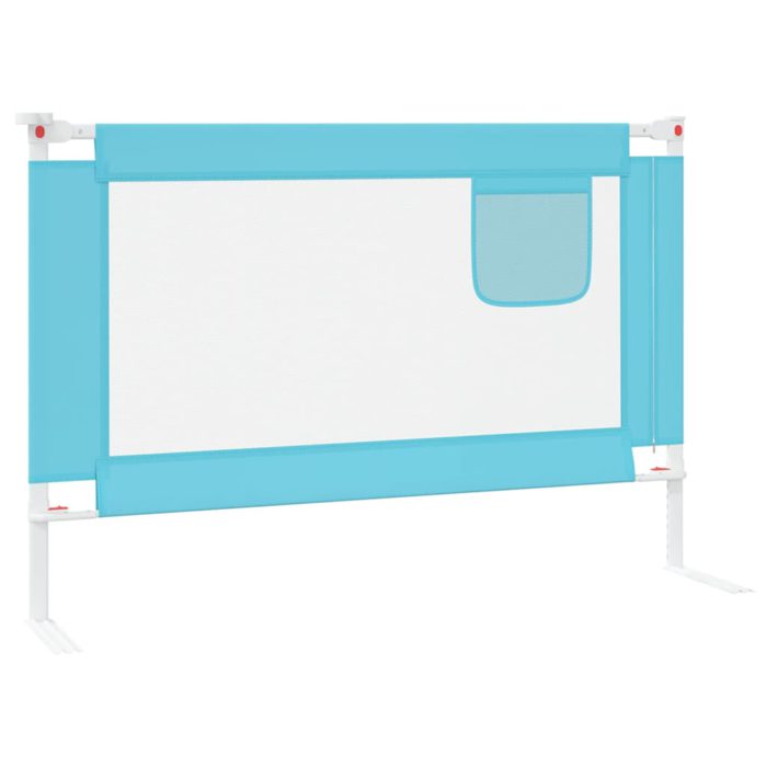 vidaXL Sengehest småbarn blå 100×25 cm stoff