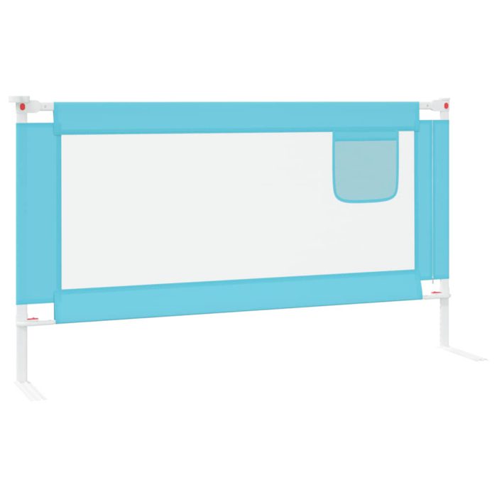 vidaXL Sengehest småbarn blå 150×25 cm stoff
