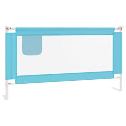 vidaXL Sengehest småbarn blå 160×25 cm stoff