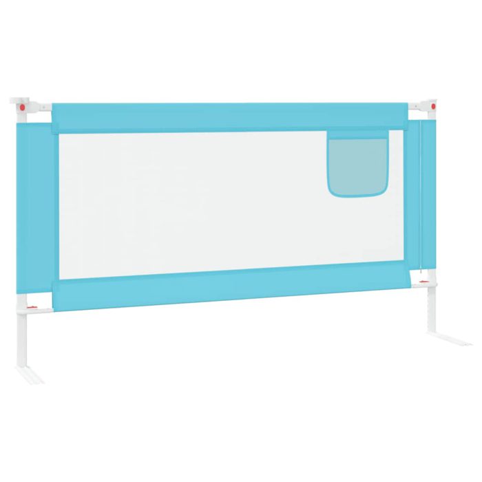 vidaXL Sengehest småbarn blå 160×25 cm stoff