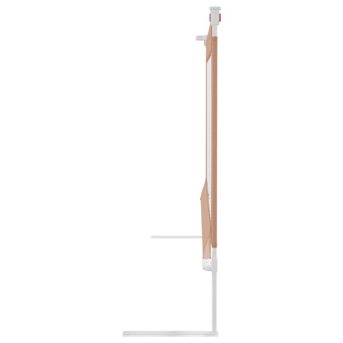 vidaXL Sengehest småbarn gråbrun 150×25 cm stoff