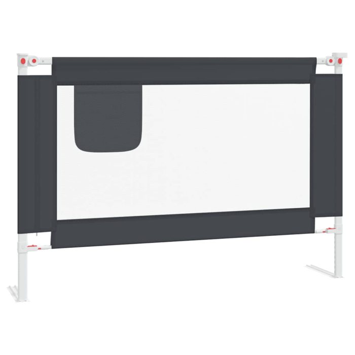 vidaXL Sengehest småbarn mørkegrå 100×25 cm stoff