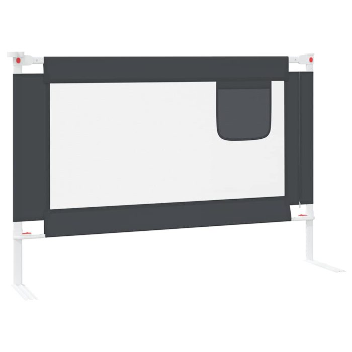 vidaXL Sengehest småbarn mørkegrå 100×25 cm stoff