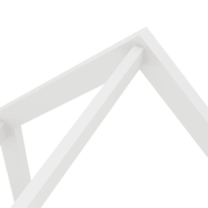 vidaXL Ramme for barneseng med skuff hvit heltre furu 70×140 cm