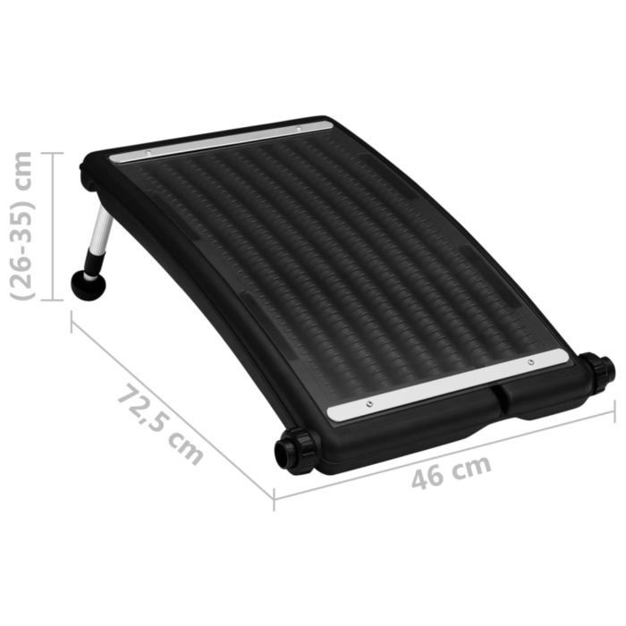 vidaXL Solcellepanel for basseng buet 72,5×46 cm