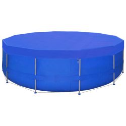 VidaXL Bassengtrekk 2 stk PE rund 540 cm 90 g/m²