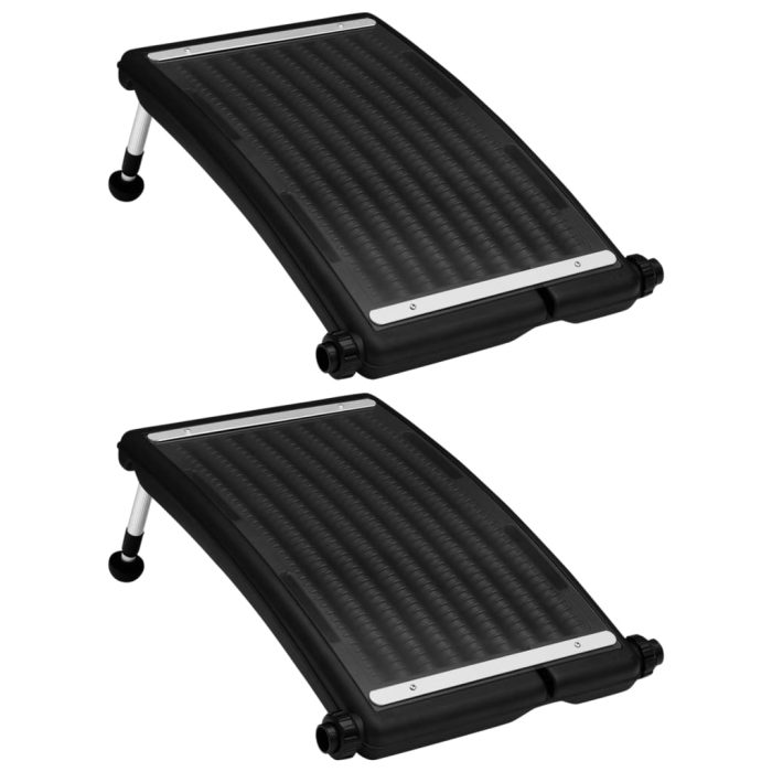 vidaXL Solcellepanel for basseng buet 2 stk 72,5×46 cm