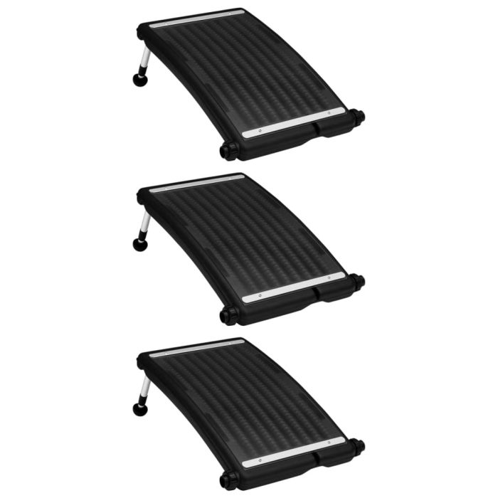 vidaXL Solcellepanel for basseng buet 3 stk 72,5×46 cm