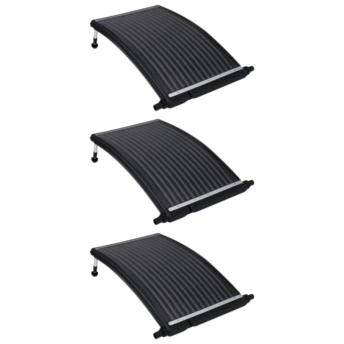 vidaXL Solcellepanel for basseng buet 3 stk 110×65 cm