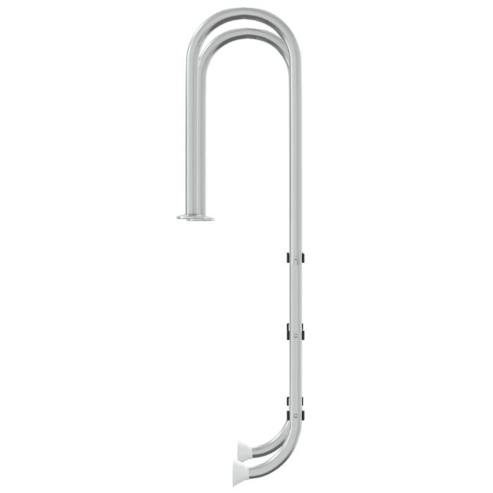 vidaXL Bassengstige 54x38x158 cm 304 rustfritt stål