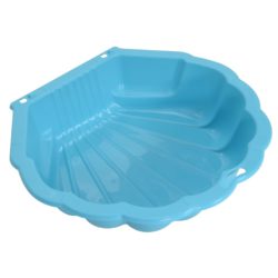 vidaXL Sandkasser 2 stk blå 77x87x21 cm plast