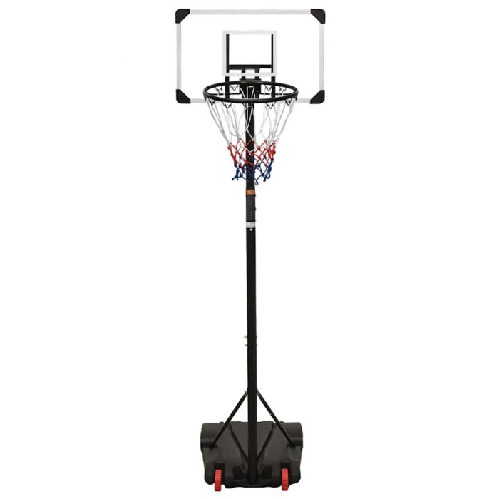 vidaXL Basketballplate gjennomsiktig 216-250 cm polykarbonat