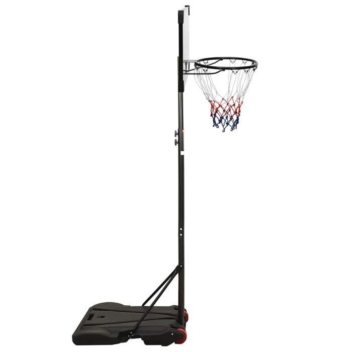 vidaXL Basketballplate gjennomsiktig 216-250 cm polykarbonat