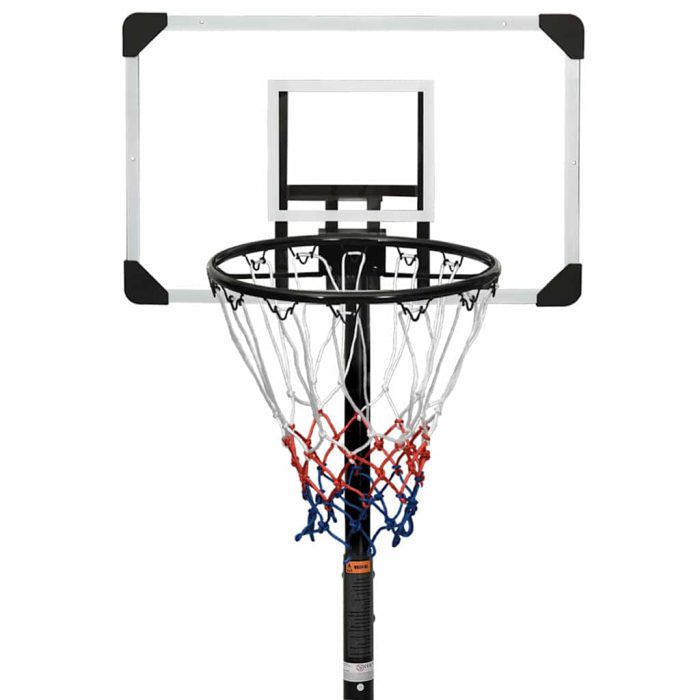 vidaXL Basketballplate gjennomsiktig 216-250 cm polykarbonat