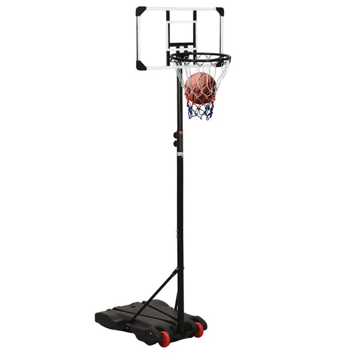 vidaXL Basketballplate gjennomsiktig 216-250 cm polykarbonat