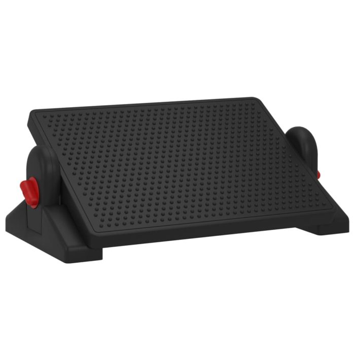 vidaXL Fotstøtte svart 50×30,5×17 cm