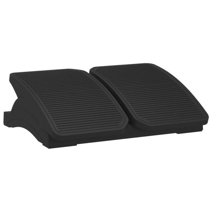 vidaXL Fotstøtte svart 43,5×32,5×10,5 cm
