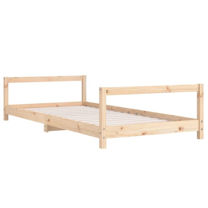 vidaXL Barnesengeramme 90×200 cm heltre furu