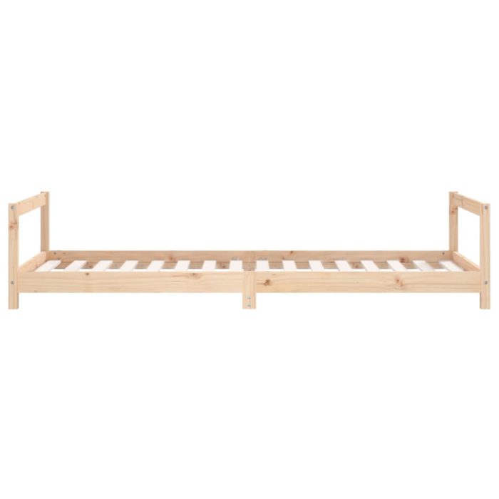 vidaXL Barnesengeramme 90×200 cm heltre furu