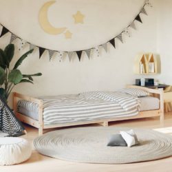 vidaXL Barnesengeramme 90×200 cm heltre furu