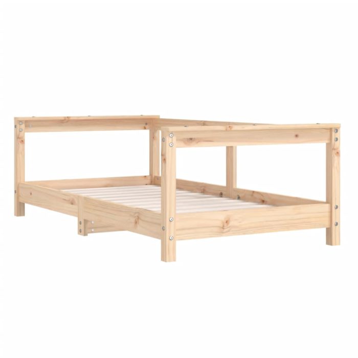 vidaXL Barnesengeramme 70×140 cm heltre furu