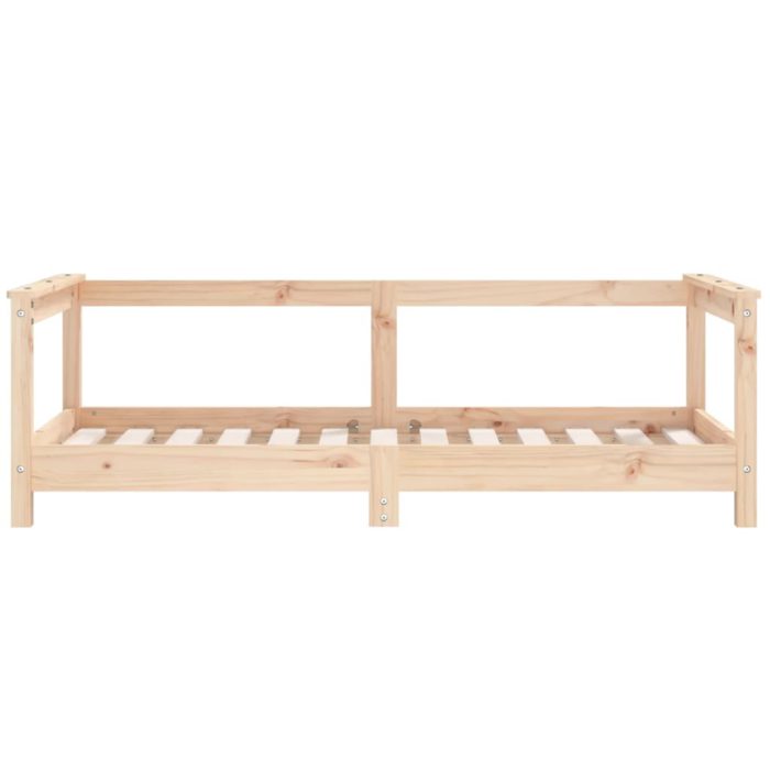vidaXL Barnesengeramme 70×140 cm heltre furu
