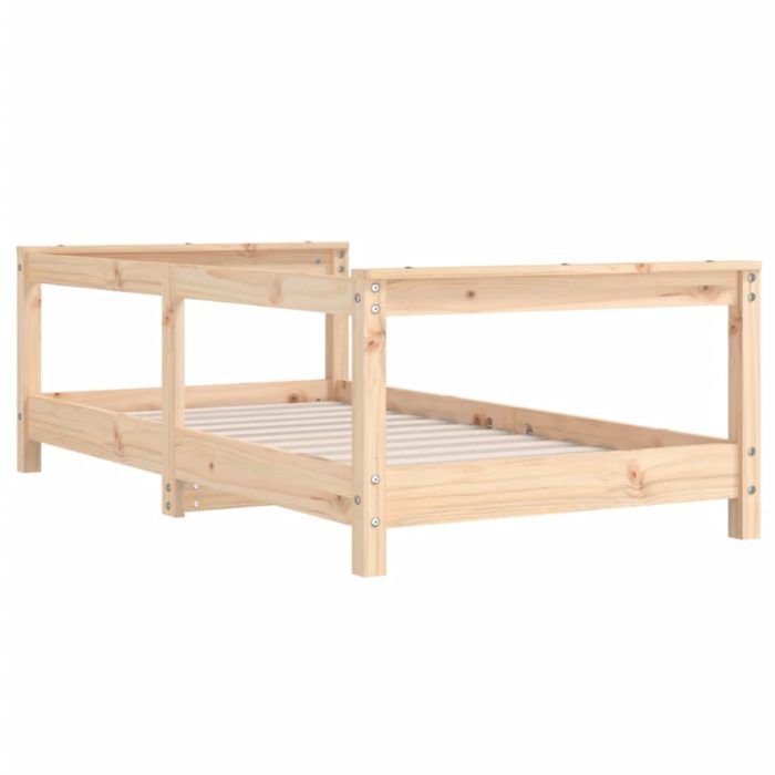 vidaXL Barnesengeramme 70×140 cm heltre furu