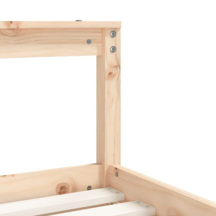 vidaXL Barnesengeramme 70×140 cm heltre furu