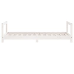 vidaXL Barnesengeramme hvit 80×160 cm heltre furu