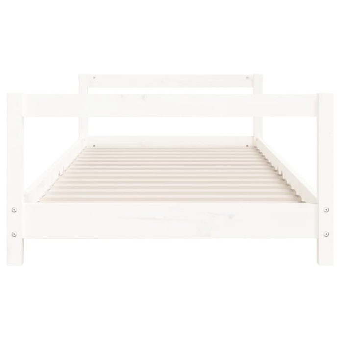 vidaXL Barnesengeramme hvit 90×190 cm heltre furu