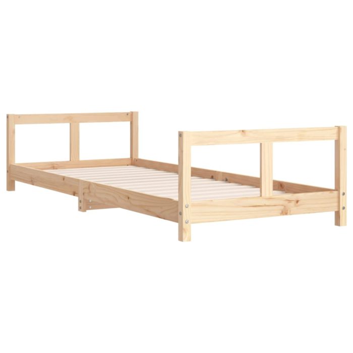 vidaXL Barnesengeramme 80×200 cm heltre furu