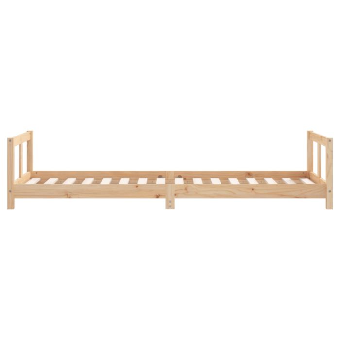 vidaXL Barnesengeramme 80×200 cm heltre furu