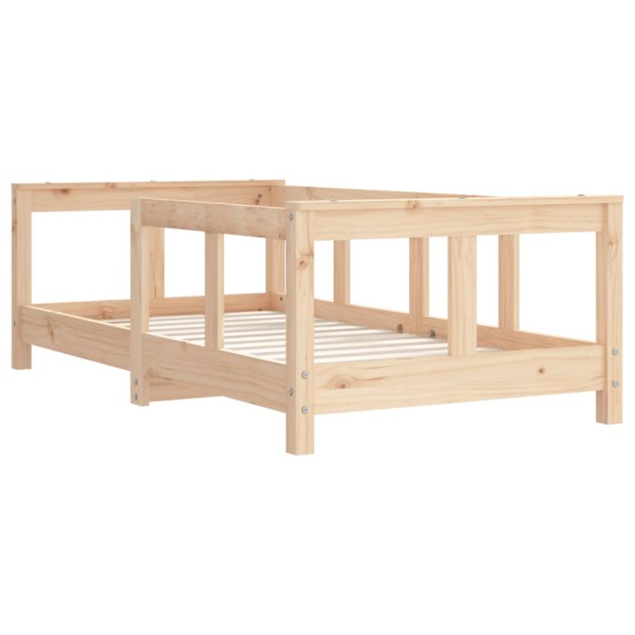 vidaXL Barnesengeramme 70×140 cm heltre furu