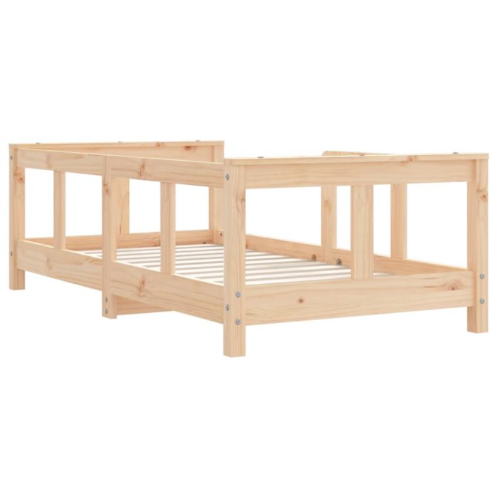 vidaXL Barnesengeramme 70×140 cm heltre furu