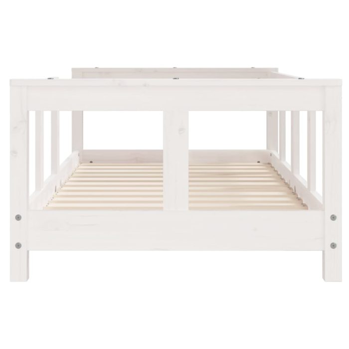 vidaXL Barnesengeramme hvit 70×140 cm heltre furu