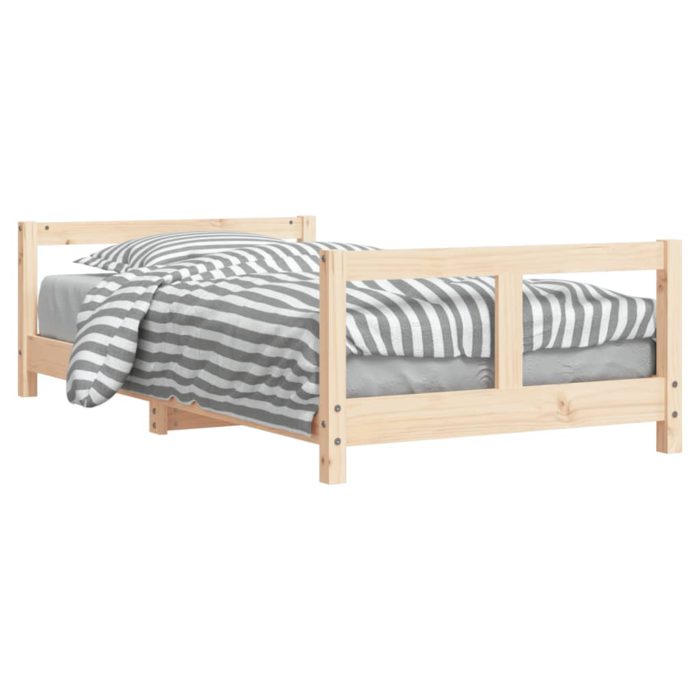 vidaXL Barnesengeramme 80×160 cm heltre furu