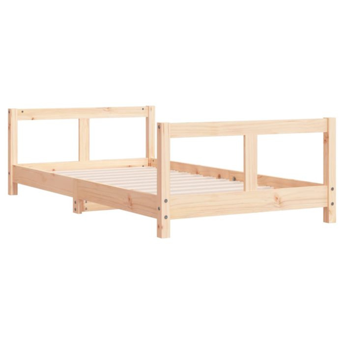 vidaXL Barnesengeramme 80×160 cm heltre furu