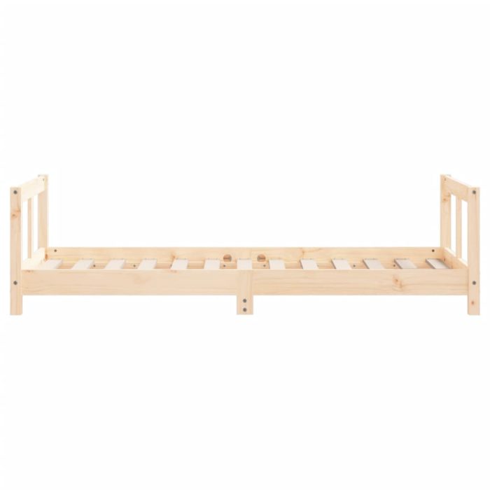 vidaXL Barnesengeramme 80×160 cm heltre furu