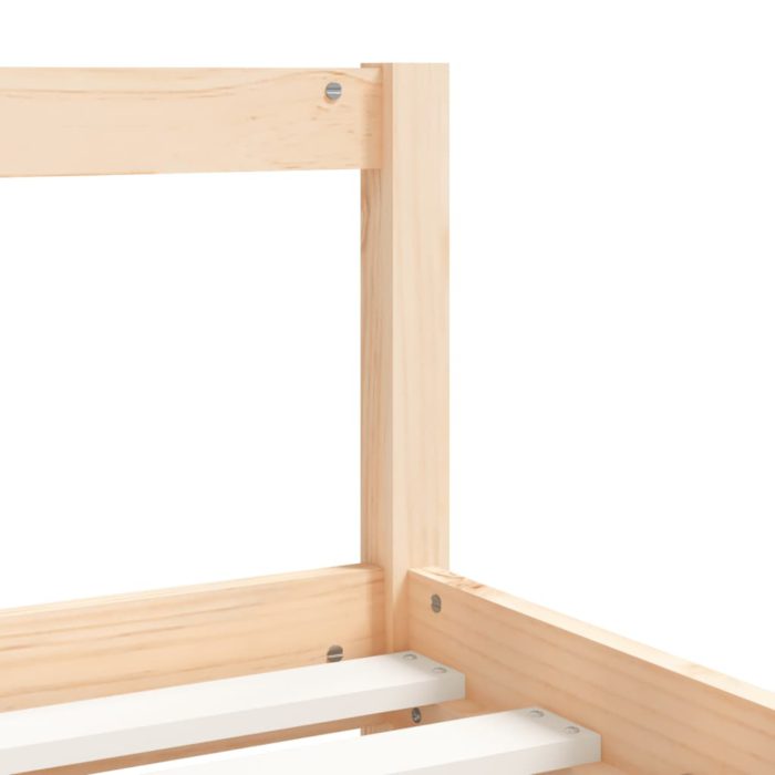 vidaXL Barnesengeramme 80×160 cm heltre furu