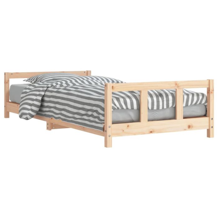 vidaXL Barnesengeramme 90×190 cm heltre furu