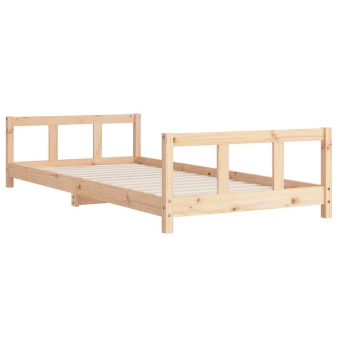 vidaXL Barnesengeramme 90×190 cm heltre furu