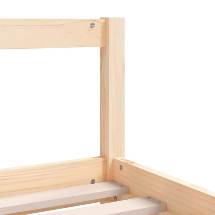 vidaXL Barnesengeramme 90×190 cm heltre furu